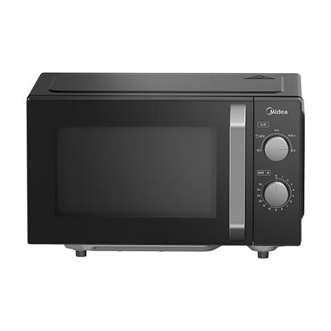 美的 Midea微波炉经典升级款M2A 家用小型20升 平板式易清洁 快捷双旋钮 高效速热 杀菌除味