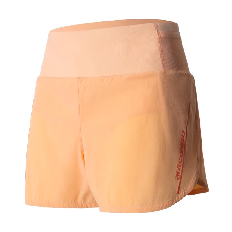 马孔多（macondo）女子2.5英寸短裤有内衬 凉感吸收速干运动裤防水手机仓彩色反光标   【90-105斤】