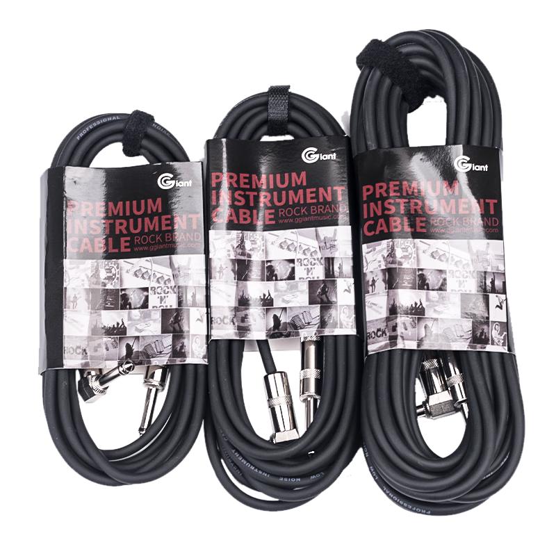 曼尔乐器6.5MM电吉他连接线音箱音频线降噪线3米 乐器配件