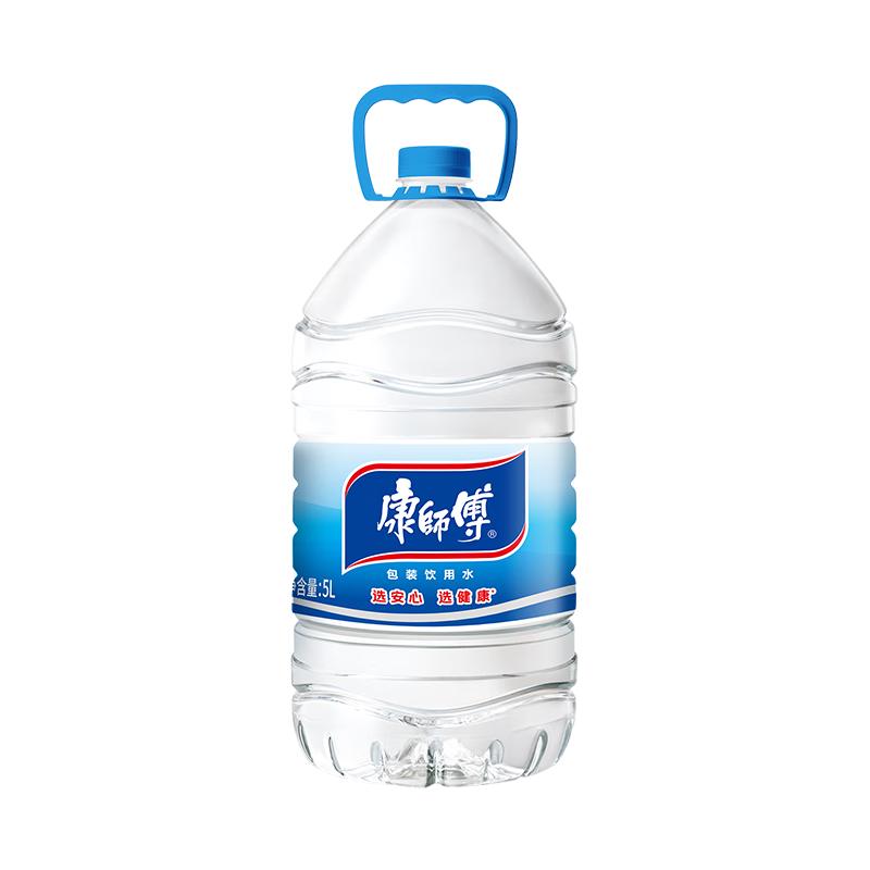 康师傅天然包装饮用水5L*4瓶 矿物质水 办公家庭用水 整箱装