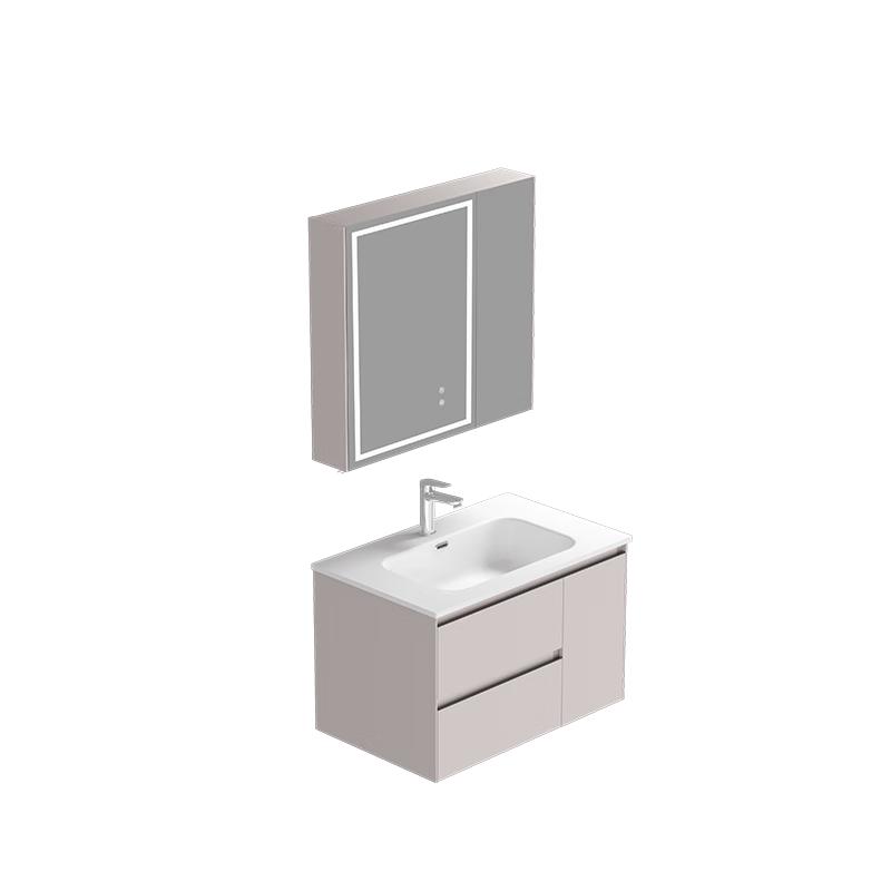 瑞尔特（R&T）浴室柜陶瓷一体盆全包背板多层储物智能卫生间除雾简约Y0055-80