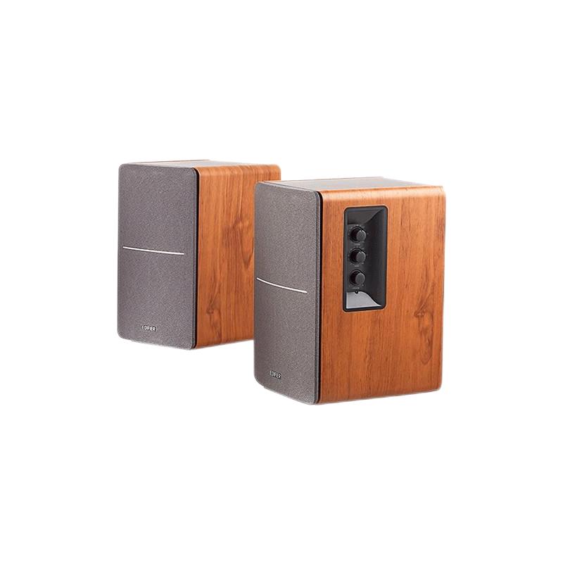 EDIFIER 漫步者 R1200TII 2.0 多媒体音箱 胡桃木纹