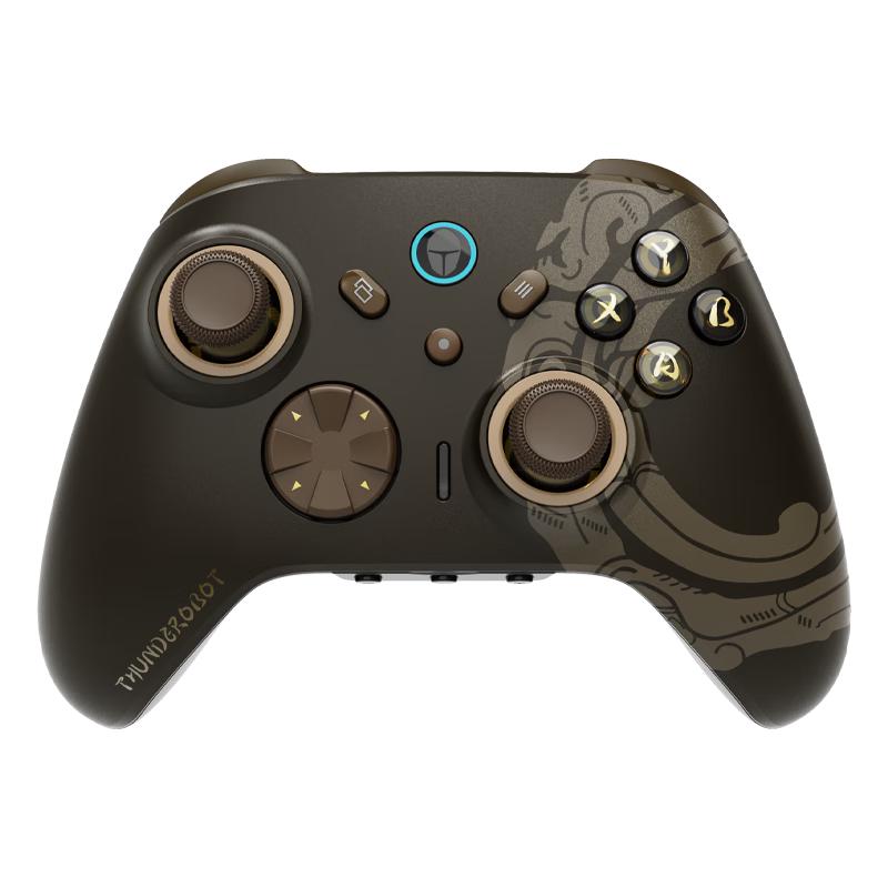 雷神（ThundeRobot）G50 PLUS 三模无线游戏手柄  鎏金黑 Switch类xbox霍尔摇杆霍尔扳机蓝牙体感PC电脑荒野 双影奇境  G50 PLUS  鎏金黑