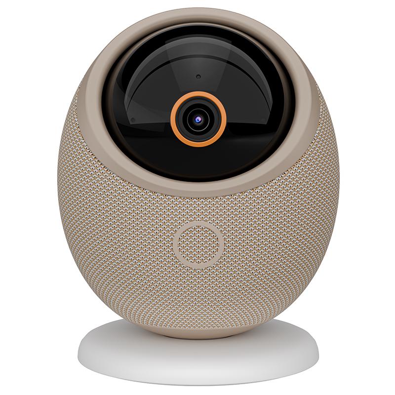 鸿蒙智选800万摄像头家用监控器360度无死角带夜视全景手机远程可对话 海雀室内安防婴儿宝宝看护雀蛋Max