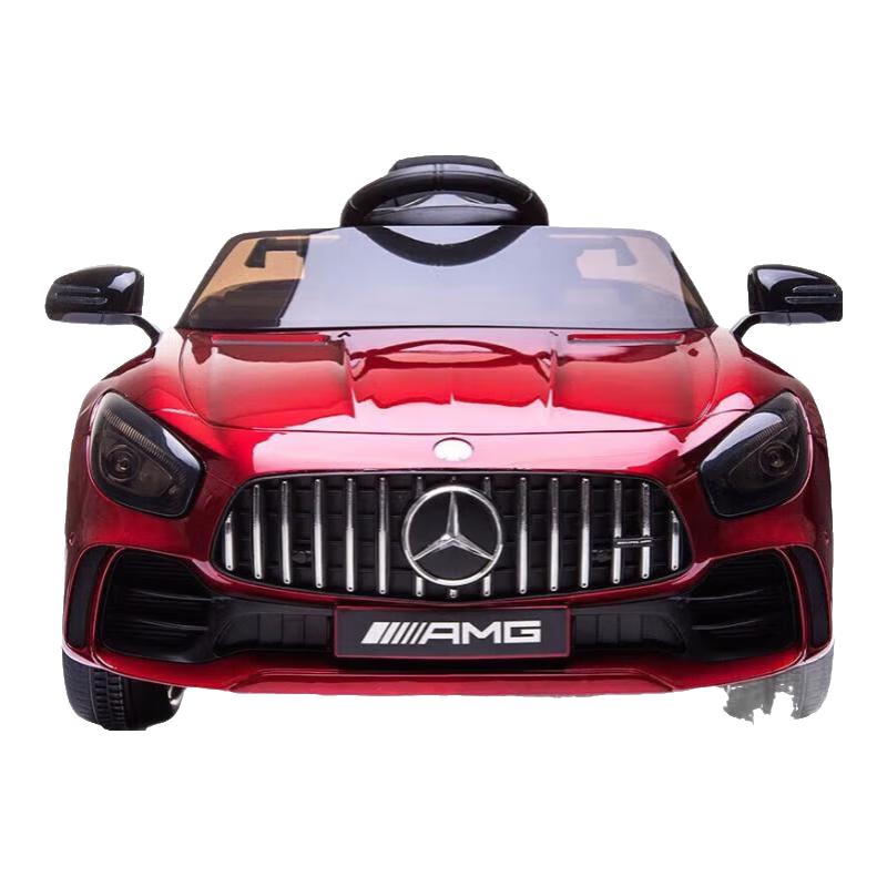 乐威普 奔驰授权儿童电动车遥控四轮汽车宝宝小孩玩具车可坐人男女摇摆车