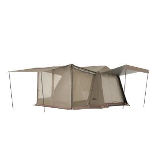 挪客户外 Village 6.0屋脊版速开帐篷天幕户外露营黑胶防晒防雨