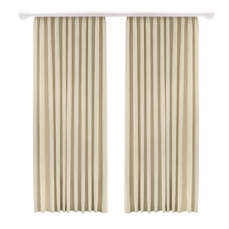 卧室窗帘全遮光2025客厅雪尼尔帘遮阳免打孔安装高级感防晒布