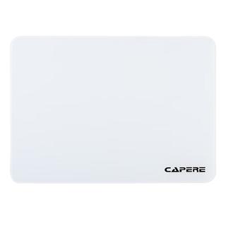  CAPERE 防水 玻璃鼠标垫  350x250x6mm 皓月白