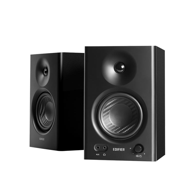 Edifier MR4 Powered Studio 显示器扬声器 4 英寸主动近场显示器扬声器
