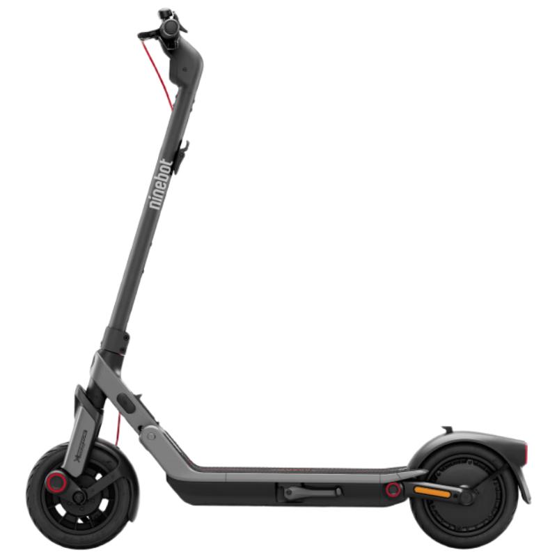 九号电动滑板车E3 成年人两轮代步折叠便携式智能减震避震防滑稳定全新第三代滑板车 电动滑板车E3银灰色