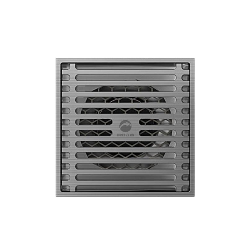 雨虹飞鱼地漏加厚304不锈钢防臭器卫生间通用下水道枪灰淋浴地漏