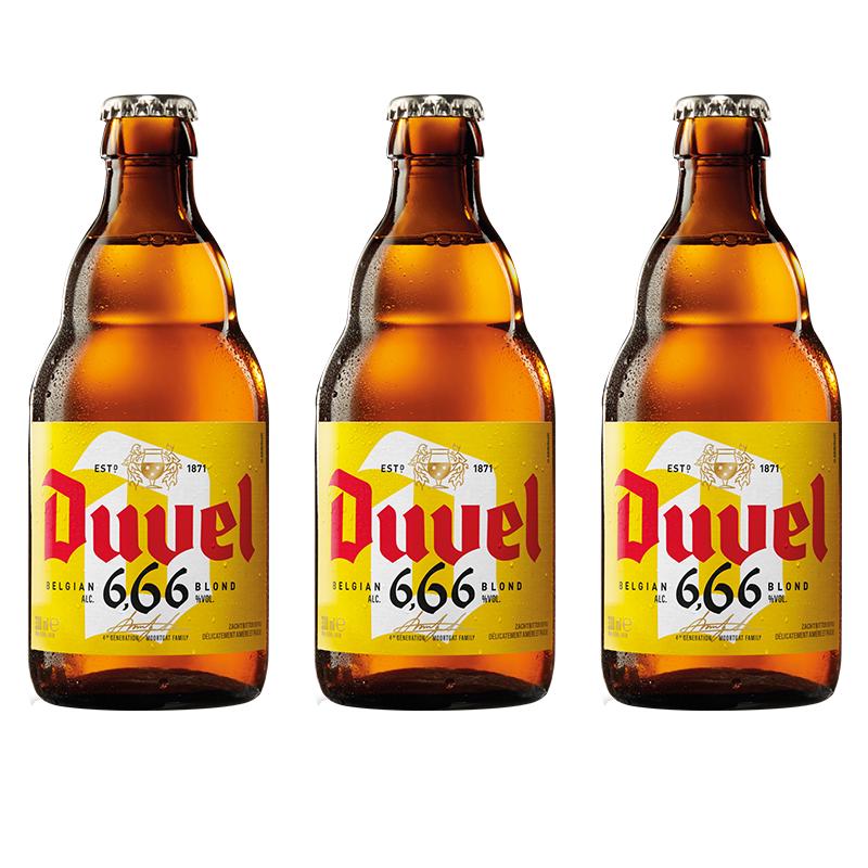  Duvel/督威 比利时原瓶 精酿啤酒  330ml*3瓶