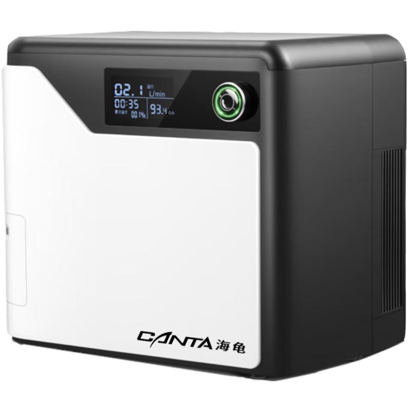 海龟（TURTLE）2L升制氧机家用吸氧机带雾化老人医用氧气机