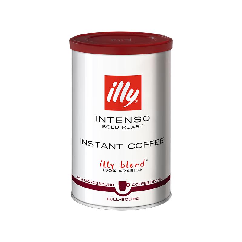 illy 意利 瑞士 重度烘焙 速溶咖啡粉 浓醇风味 95g