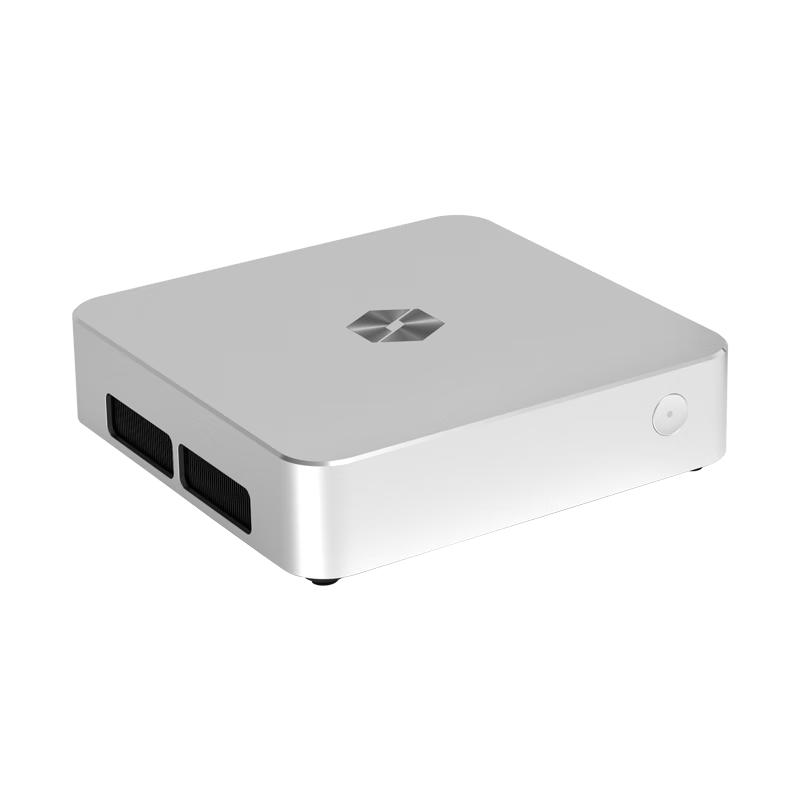 机械革命【20%】imini Pro830 商务迷你台式机电脑(R7-8745H 32G 1T SSD)支持壁挂 冷灰银