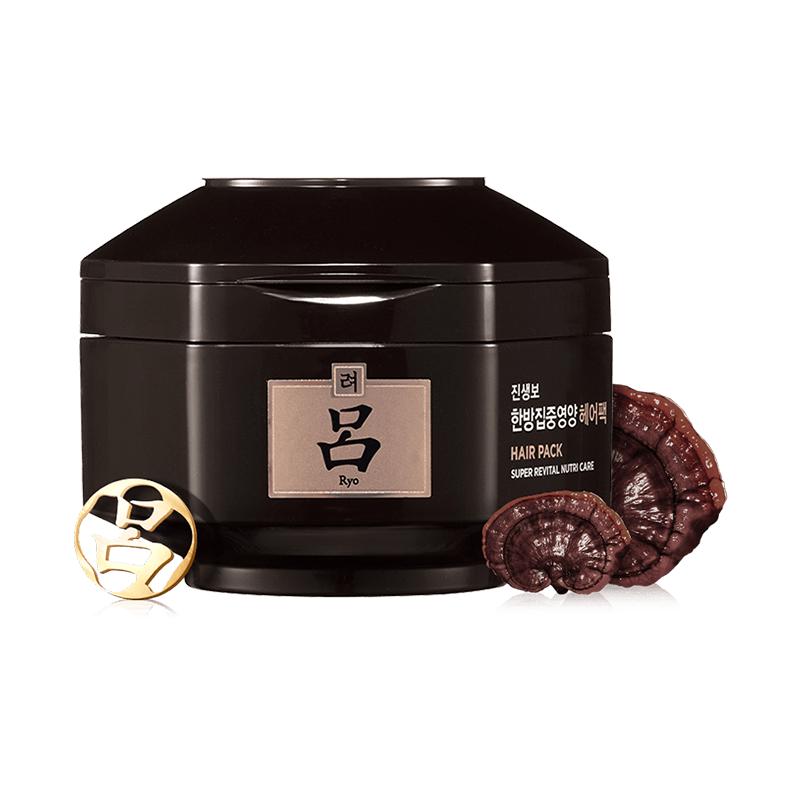 Ryo黑吕发膜头发改善毛躁补水强健发根减缓老化营养护理150ml