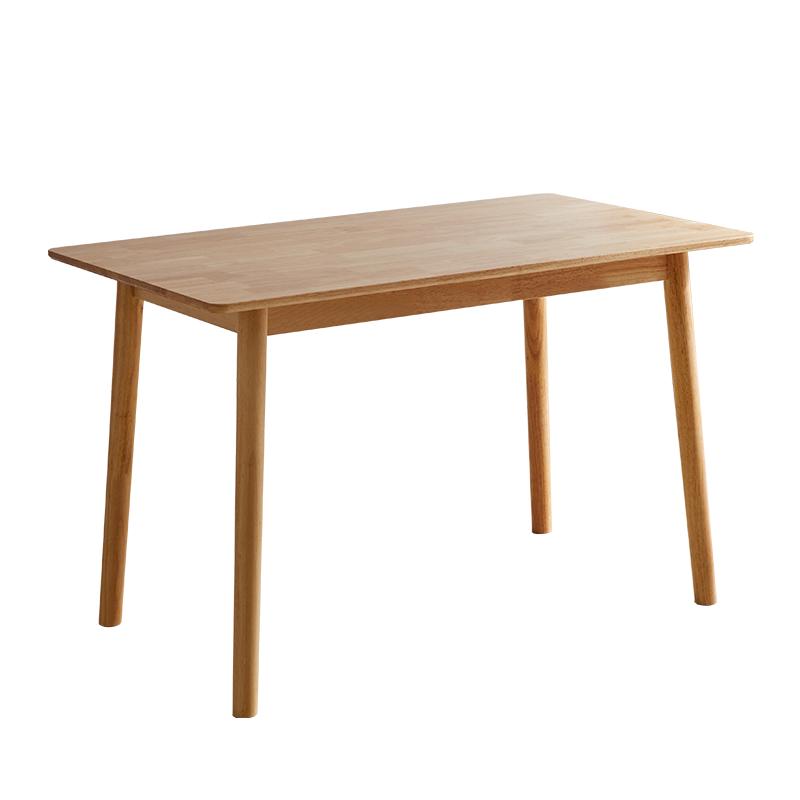 【尖货】实木餐桌家用小户型现代简约餐桌桌椅组合餐厅家具