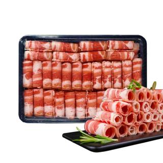 东方港湾 澳洲谷饲原切牛肉卷 净重1斤 肥牛卷牛肉片烧烤火锅食材生鲜涮 澳洲谷饲牛卷500g