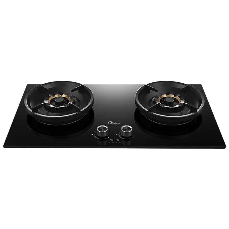 美的（Midea）家用5.2KW大火力燃气灶双边定时灶台嵌两用双灶天然气灶JZT-QD529
