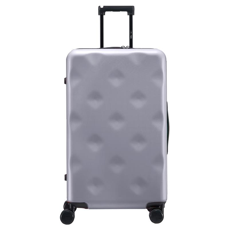 不莱玫 bromen行李箱京东合作款拉杆箱旅行箱可登机箱密码皮箱子 灰色 20英寸 20英寸 Air可登机轻便箱型