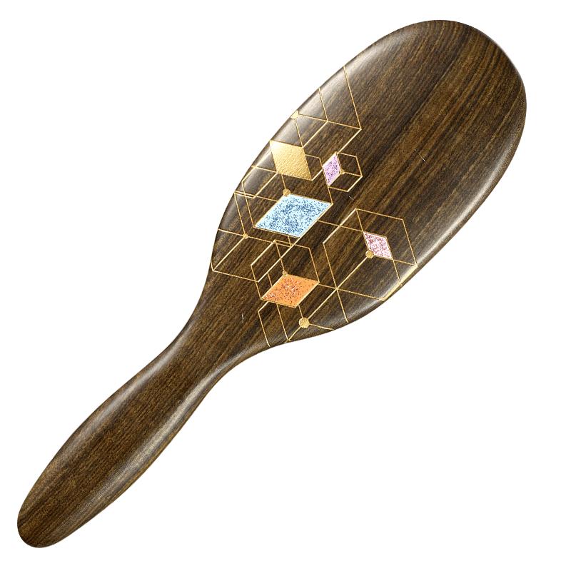 谭木匠缤纷气垫梳子礼盒居家日用馈赠亲友实木减少静电护发按摩头皮