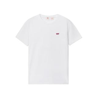 PLUS会员：Levi's 25男士简约休闲时尚百搭LOGO印花短袖T恤 白色 002U3-0000 L