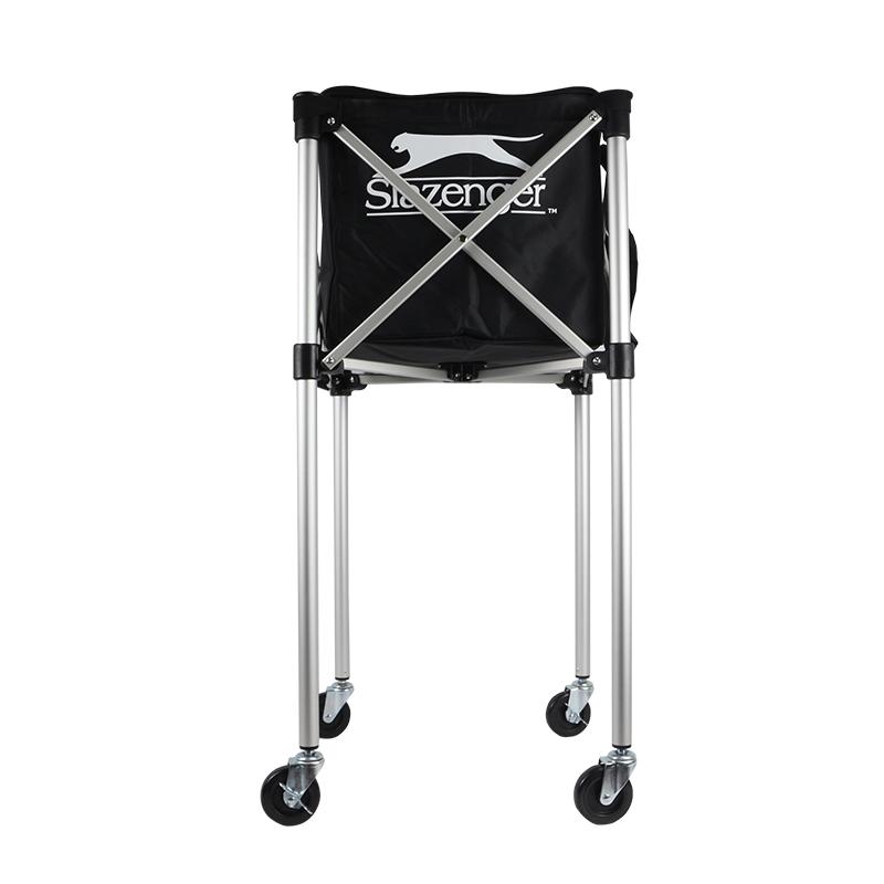 史莱辛格（Slazenger）网球车网球教练车折叠式可拆卸网球便携装捡球车 20001BK