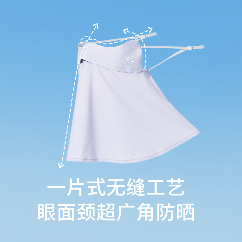 VVC防晒面罩女薄款防紫外线透气防尘遮阳面罩全脸夏季
