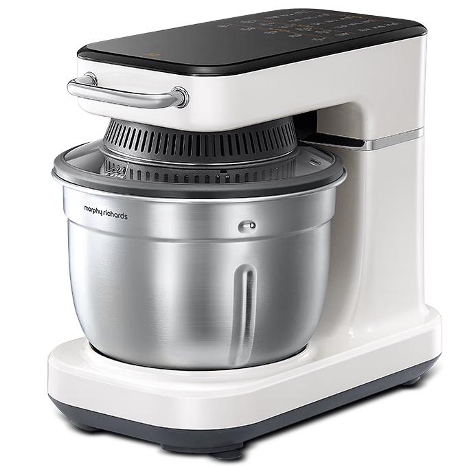 摩飞电器（Morphyrichards）食艺机面食机厨师机 家用全自动多功能和面绞肉空炸一体 4L揉面醒面发酵和面机MR8801