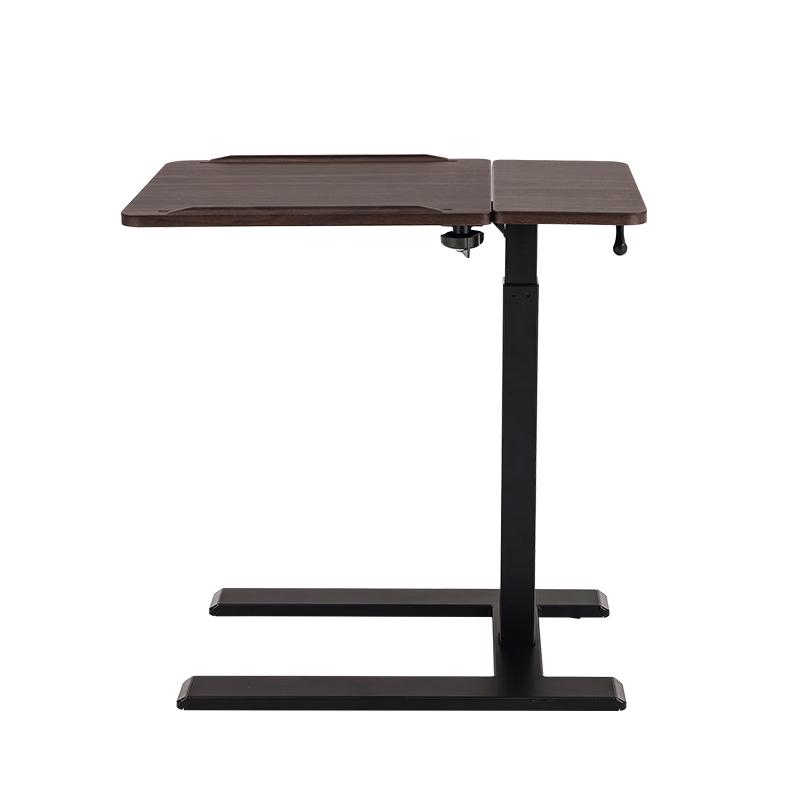 西昊D01床边桌可移动书桌气动升降桌宿舍小桌子边几床上电脑桌枫木色