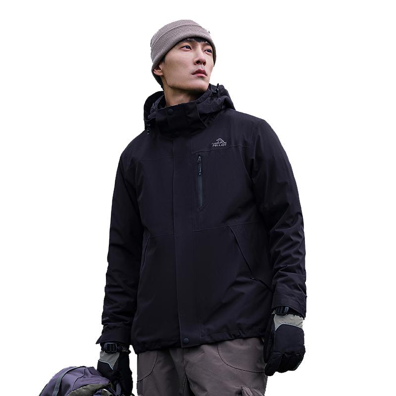 伯希和经典2.0户外冲锋衣外套男女三合一徒步登山服