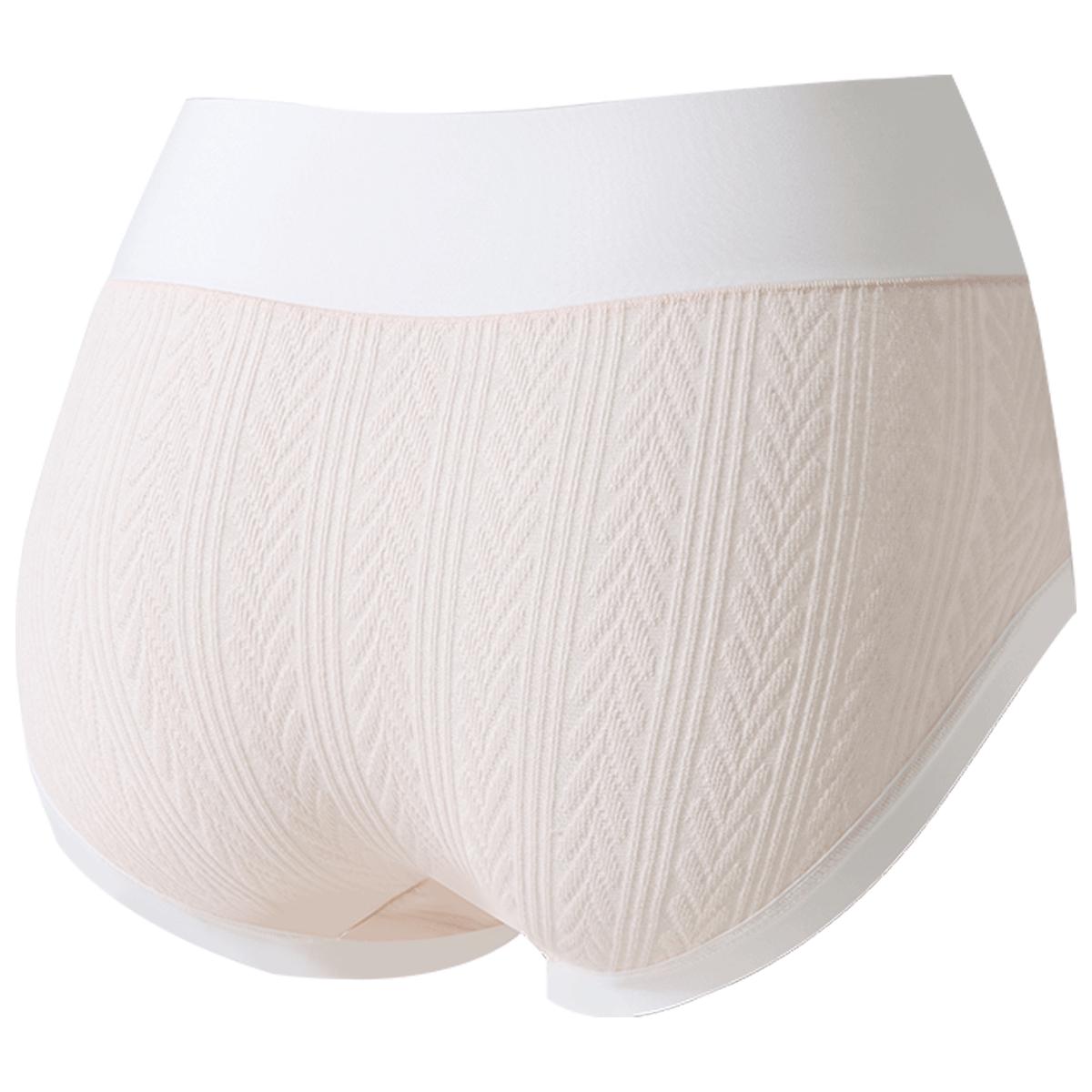 都市丽人 COSMO LADY4条【A类婴儿棉】7A抑菌100%棉裆透气高腰收腹大码女内裤