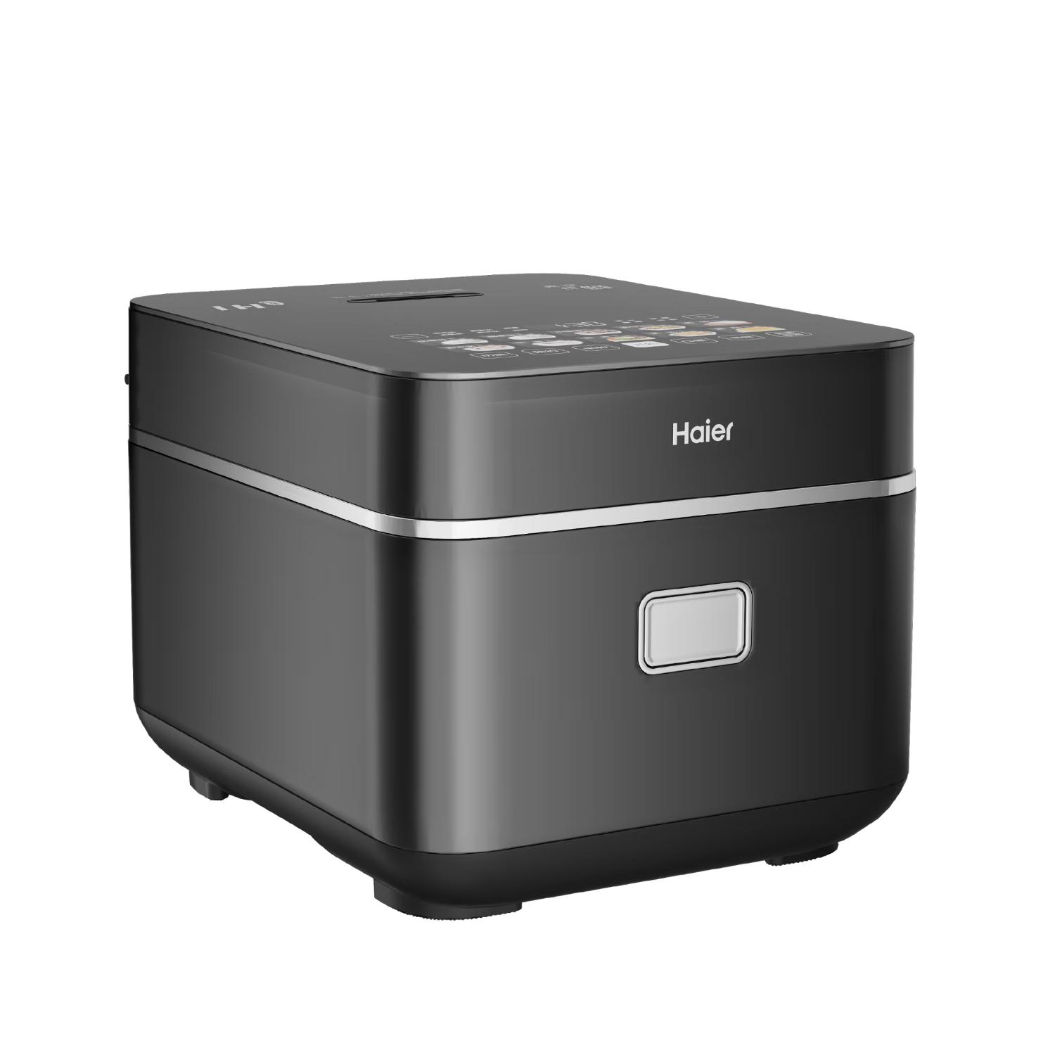 海尔（Haier）真空电饭煲球釜微压电饭锅家用4L大容量4-5人IH立体双热源备长炭不粘涂层HRC-154YB