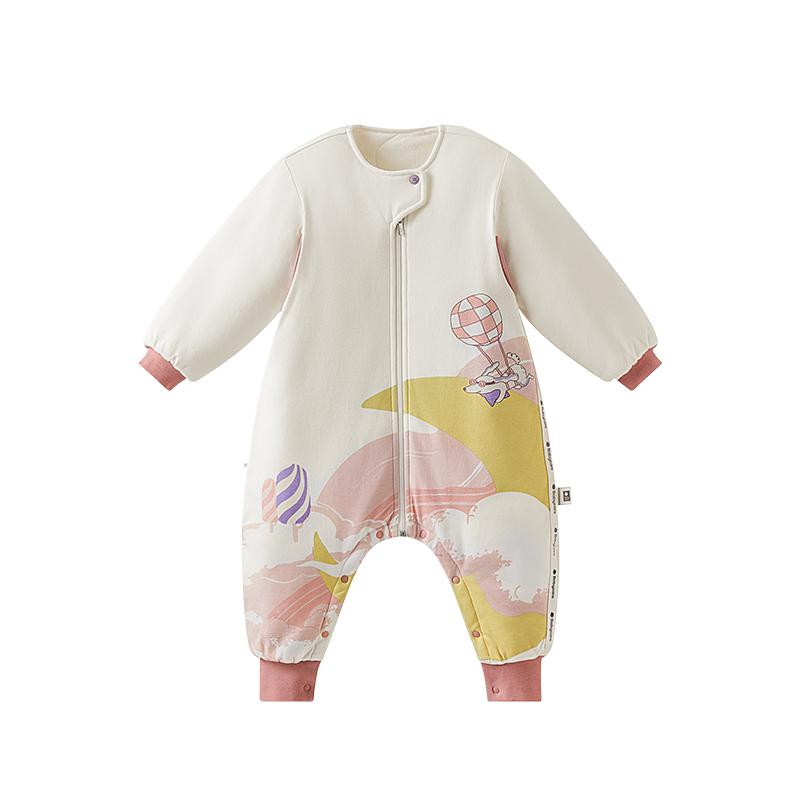 【安心柔暖】热气层睡袋儿童四季通用分腿式睡袋男童女童防踢被