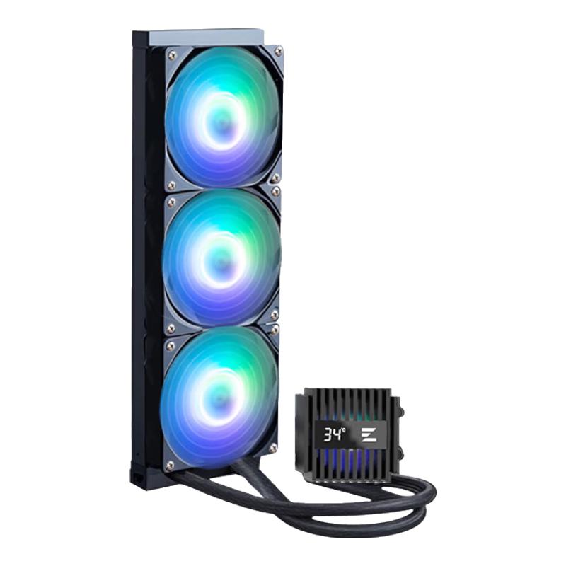 扎曼思民 阿尔法ALPHA2 DS A36黑色 360水冷 2.73英寸IPS液晶屏 ARGB神光同步 支持Intel/AMD