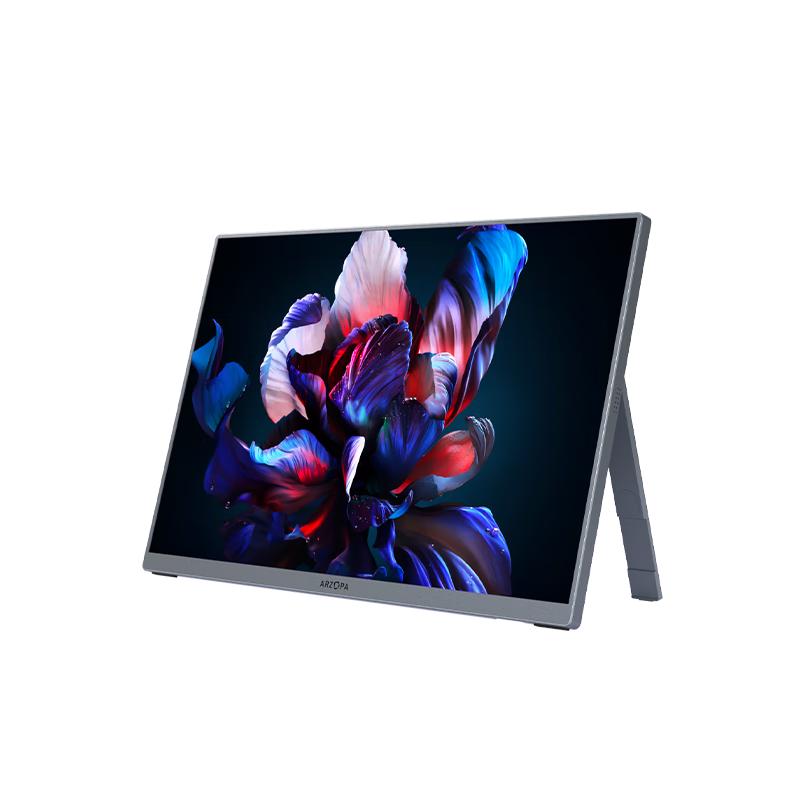 ARZOPA阿卓帕 便携式显示器15.6英寸 4K超清高色域 手机电脑笔记本办公扩展副屏PS4/5 Switch显示屏 Z7RC