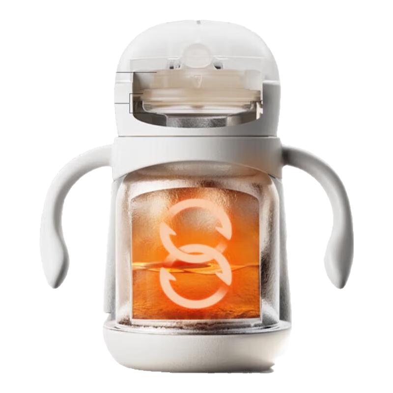 波咯咯（bololo）全钛Ti儿童水杯儿童保温杯宝宝学饮杯 抗菌长效保温0重金属 全钛杯【阿尔法钛】 280ml