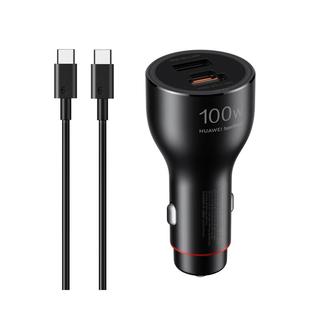 华为 HUAWEI车载充电器100w 超级快充送充带线 适用于华为 HUAWEI笔记本电脑手机nova 14/Pura 80系列