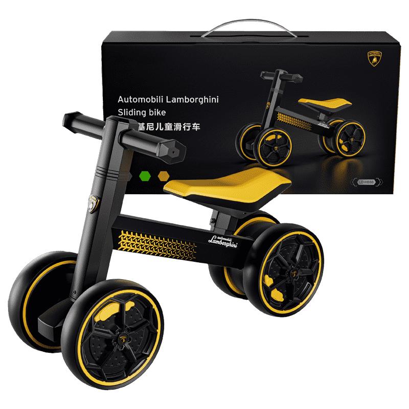 兰博基尼 LAMBORGHINI平衡车1-3岁宝宝周岁四轮学步车防侧翻滑行车儿童滑步车