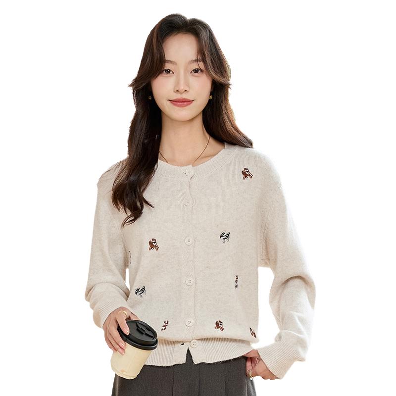 Halo Queen针织开衫女春秋时尚设计感外搭上衣披肩外套