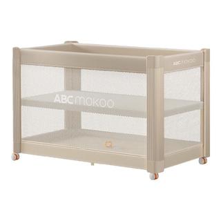 ABCMOKOO瑞亚婴儿床可移动拼接大床多功能折叠新生宝宝床-伯爵奢金/套餐款