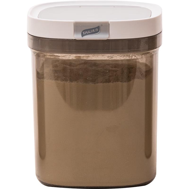 太力 奶粉分装盒辅食工具外出便携密封储物茶叶罐米粉盒避光防潮400ml 分层密封【0.4L≈208g奶粉】