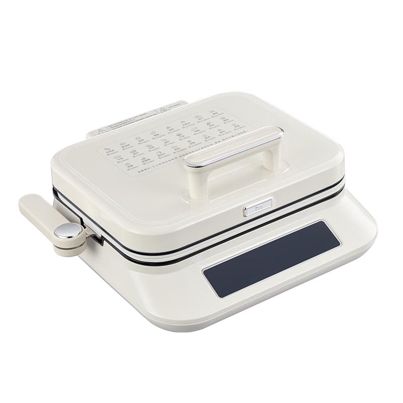 摩飞电器（Morphyrichards）电饼铛电饼档家用早餐机三明治机上下可拆加大加深煎饼烙饼机煎锅 MR8601椰奶白