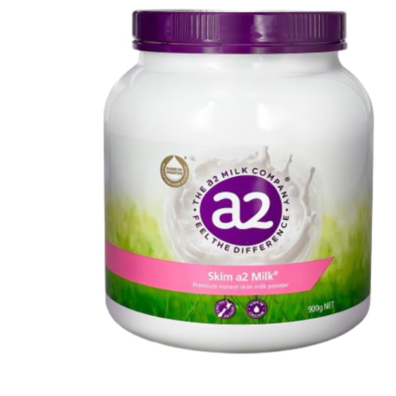 艾尔【紫吨吨】a2成人脱脂奶粉高蛋白全家女士中老年900g*1罐