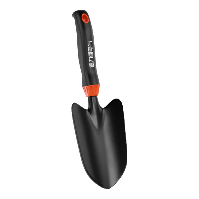 德力西电气（DELIXI ELECTRIC）园艺工具小铲子种花养花家用盆栽铁铲农用赶海种菜手动农具耙子 【升级加厚】宽铲