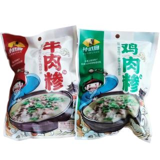 孙武宴 牛肉糁sa临沂糁汤山东沂蒙特产肉粥速食瘦肉粥方便早餐粥