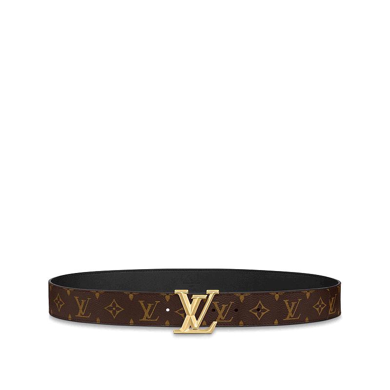 1小时内可退 LV路易威登时尚潮流简约金字塔皮带40mm