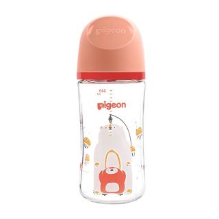 贝亲 玻璃奶瓶 宽口径 企鹅冒险 160ml SS号奶嘴