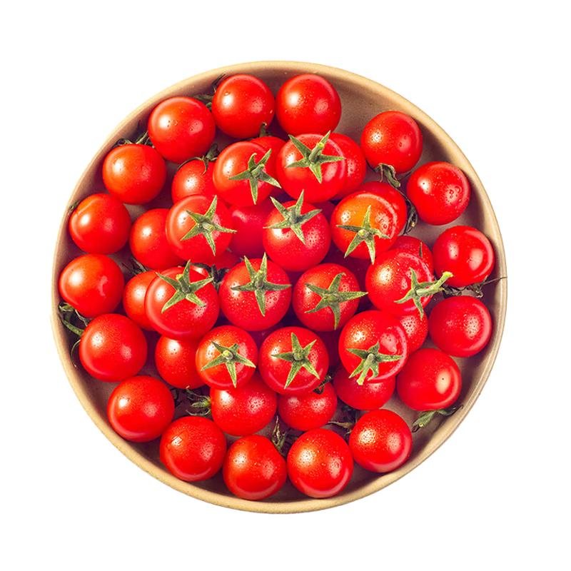 京鲜生 千禧小番茄/圣女果 净重2斤 生鲜水果 缤纷多彩番茄礼盒350g*4盒