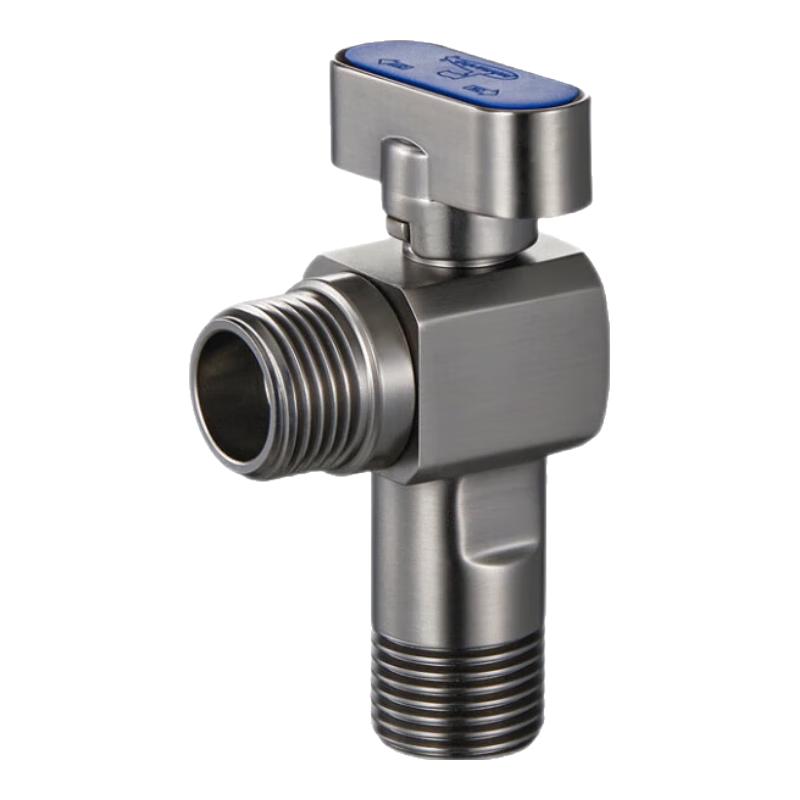 潜水艇（Submarine）F103H黄铜球阀球形铜阀芯全开大流量八字阀枪灰冷水角阀